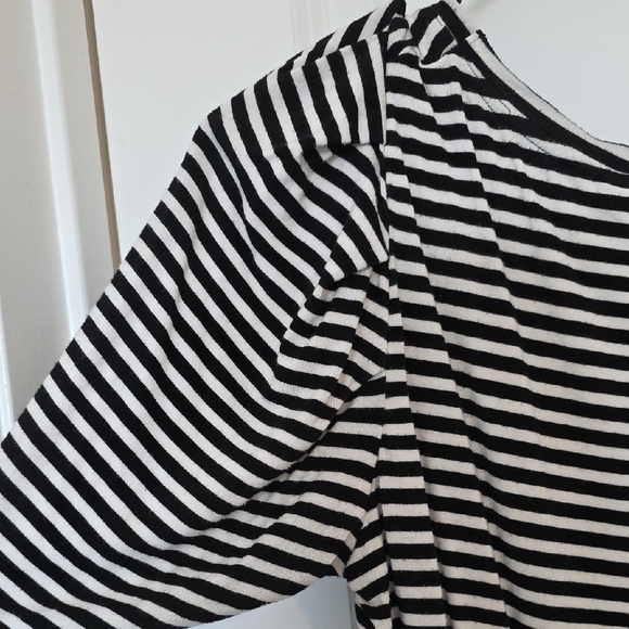 RACHEL Rachel Roy Striped Short Sleeve Top - Picture 5 of 5